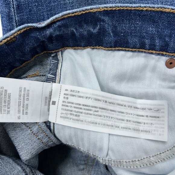 Abercrombie Fitch Mom High Rise Jeans Women’s Size 26 Long - Picture 4 of 11
